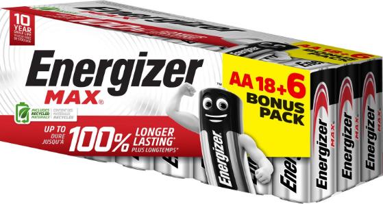 Actual product image Energizer Max (24 pcs., AA)