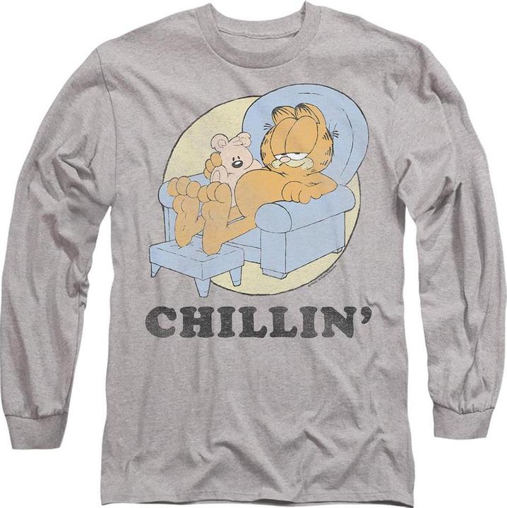 Actual product image Garfield Unisex Adult Chillin T-Shirt (XL)