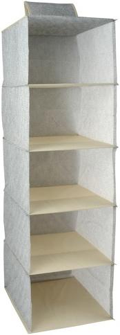 MSV PENDERIE POUR PULL 28X28X95CM GRIS