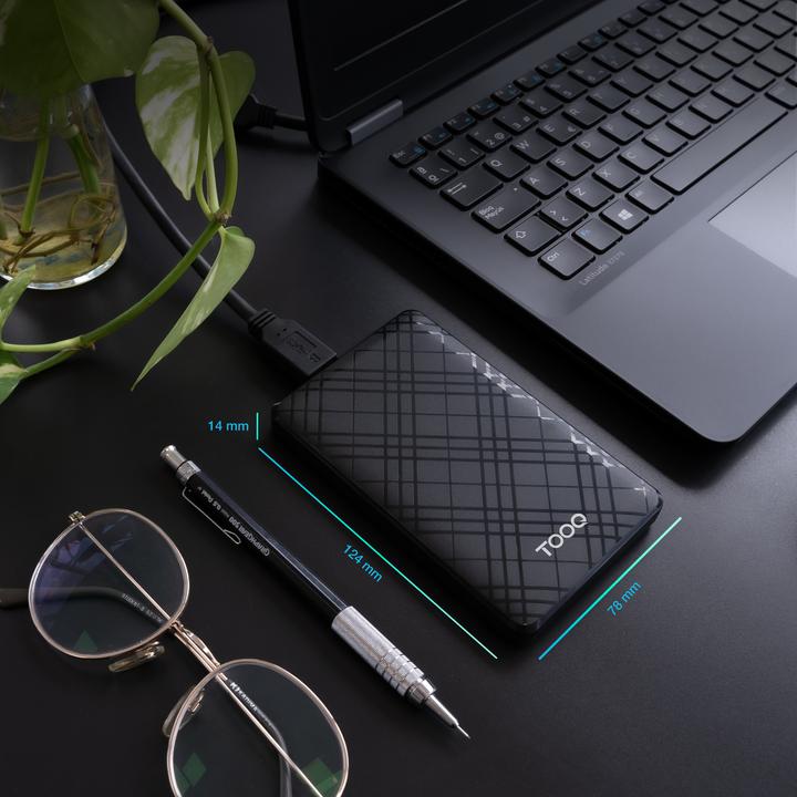 Productafbeelding Tooq Technology EXTERNE LADE 2,5" SATA USB3.1 GEN1 ZWART (2.5")