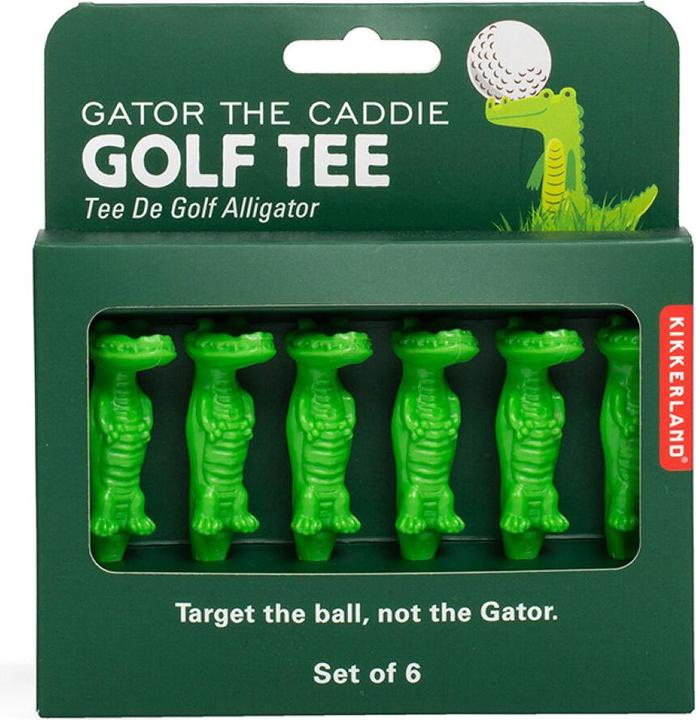 Actual product image Kikkerland - Gator the Caddie Golf Tee - 3 inches