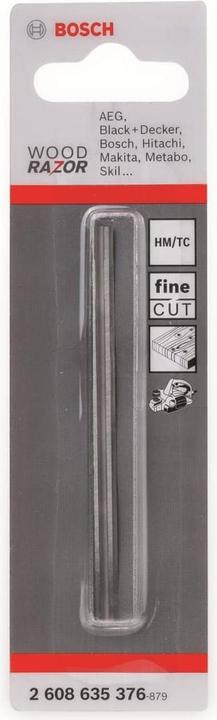 Image du produit Bosch Professional Zubehör Couteau à raboter, 82 mm, tranchant, droit, carbure, 40°, 1 pc.