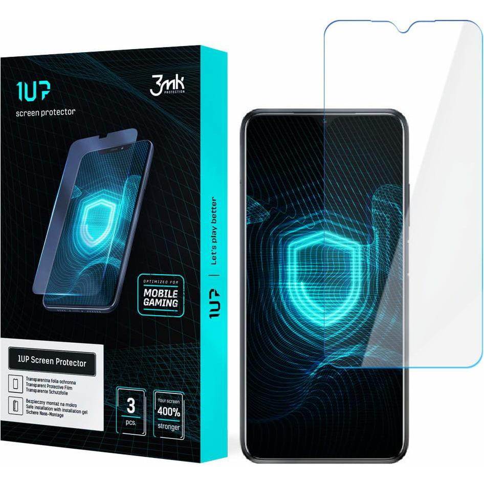 3MK Folija 1UP Xiaomi POCO M3 Gaming 3vnt (3 Stück, Xiaomi Poco M3), Tablet Schutzfolie
