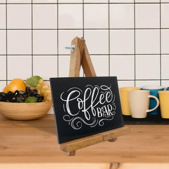 Produktbild Europel Tisch-Kreidetafel MINI mit Staffelei, natur (Wandtafel)