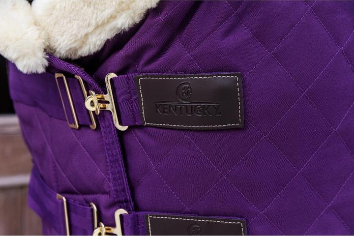 Produktbild Kentucky Horsewear Turnierdecke 160g mit Fellkragen (Kunstfell) (145 cm)