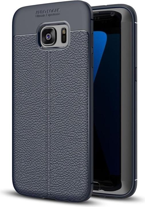 Actual product image König Design Mobile Phone Case for Samsung Galaxy S6 Edge Protective Wallet Cover 360 Case Blue (Samsung Galaxy S6 Edge)
