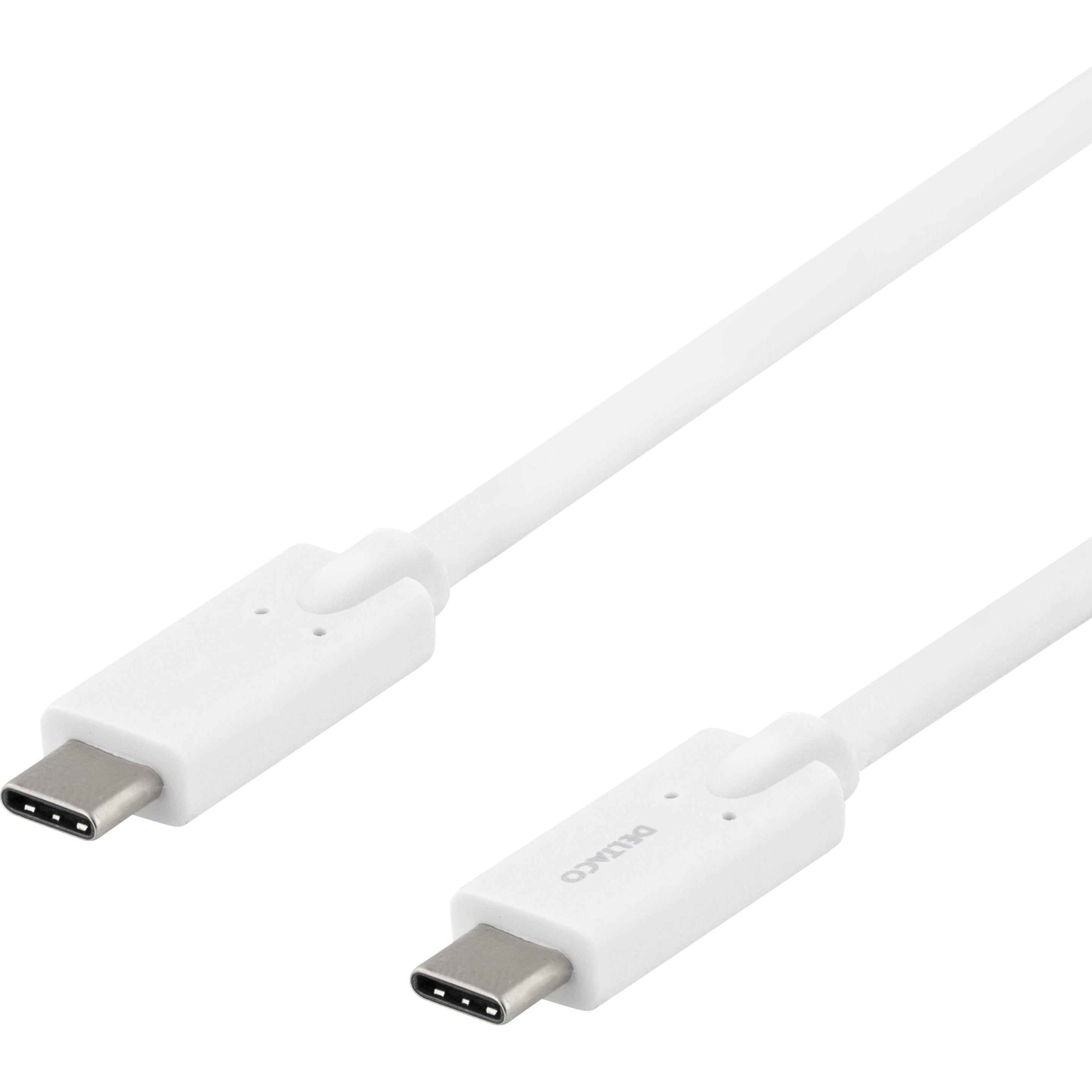 Deltaco USBC-1504 - USB Type-C kabel (2 m, USB 3.2 Gen 1), USB Kabel