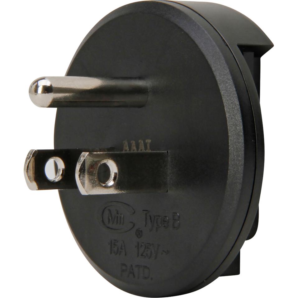 Kopp, Reiseadapter, Reisestecker USA, schwarz