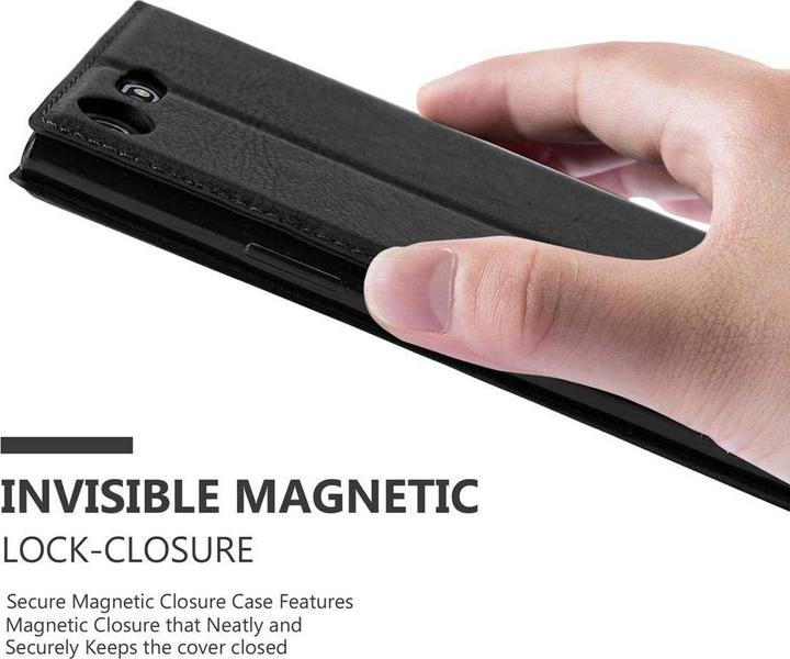 Actual product image Cadorabo Book Invisible Magnet Cover (Sony Xperia XZ1 Compact)