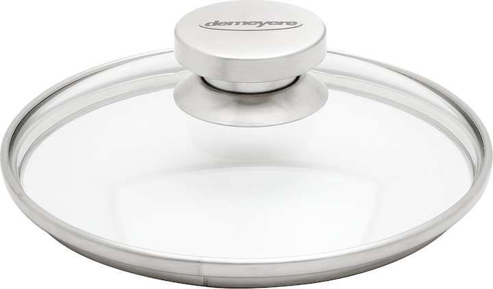 Demeyere Glass lid with stainless steel ring 28cm (28 cm, Glass, Metal)