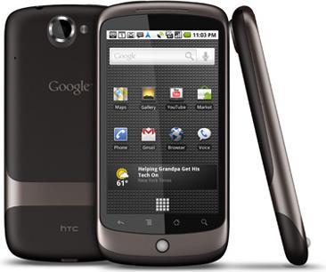 Actual product image HTC Google Nexus One - Brown (512 GB, 3.70", 5 Mpx, 3G)