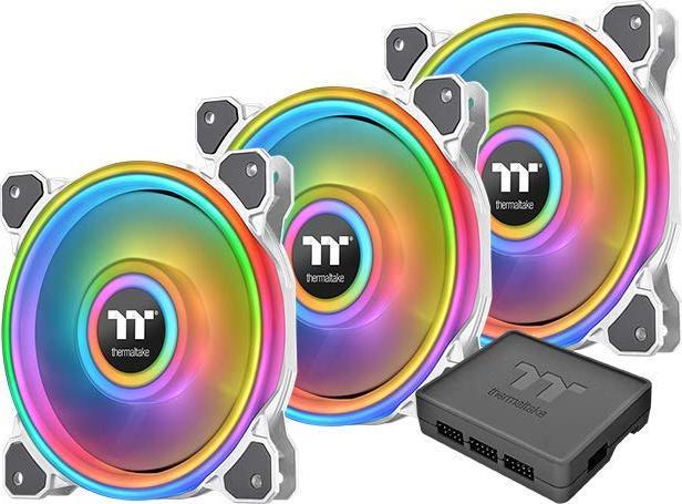 Actual product image Thermaltake Riing Quad 12 RGB White Edition (120 mm, 3 x)
