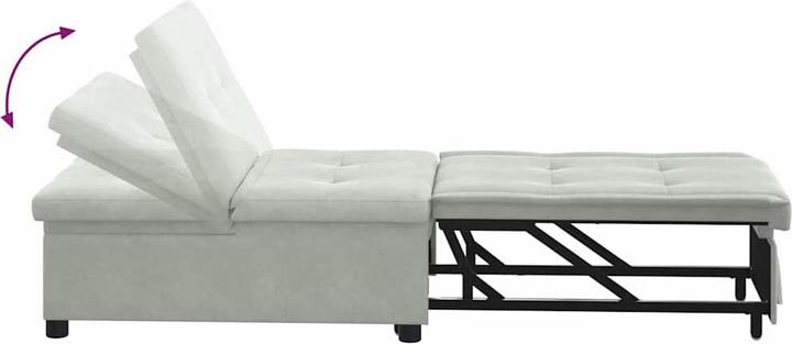 Image du produit vidaXL Canapé-lit Gris clair