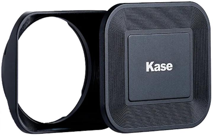 Actual product image Kase Square Lens Hood + Cap 49mm Black (for Fujifilm X100VI)