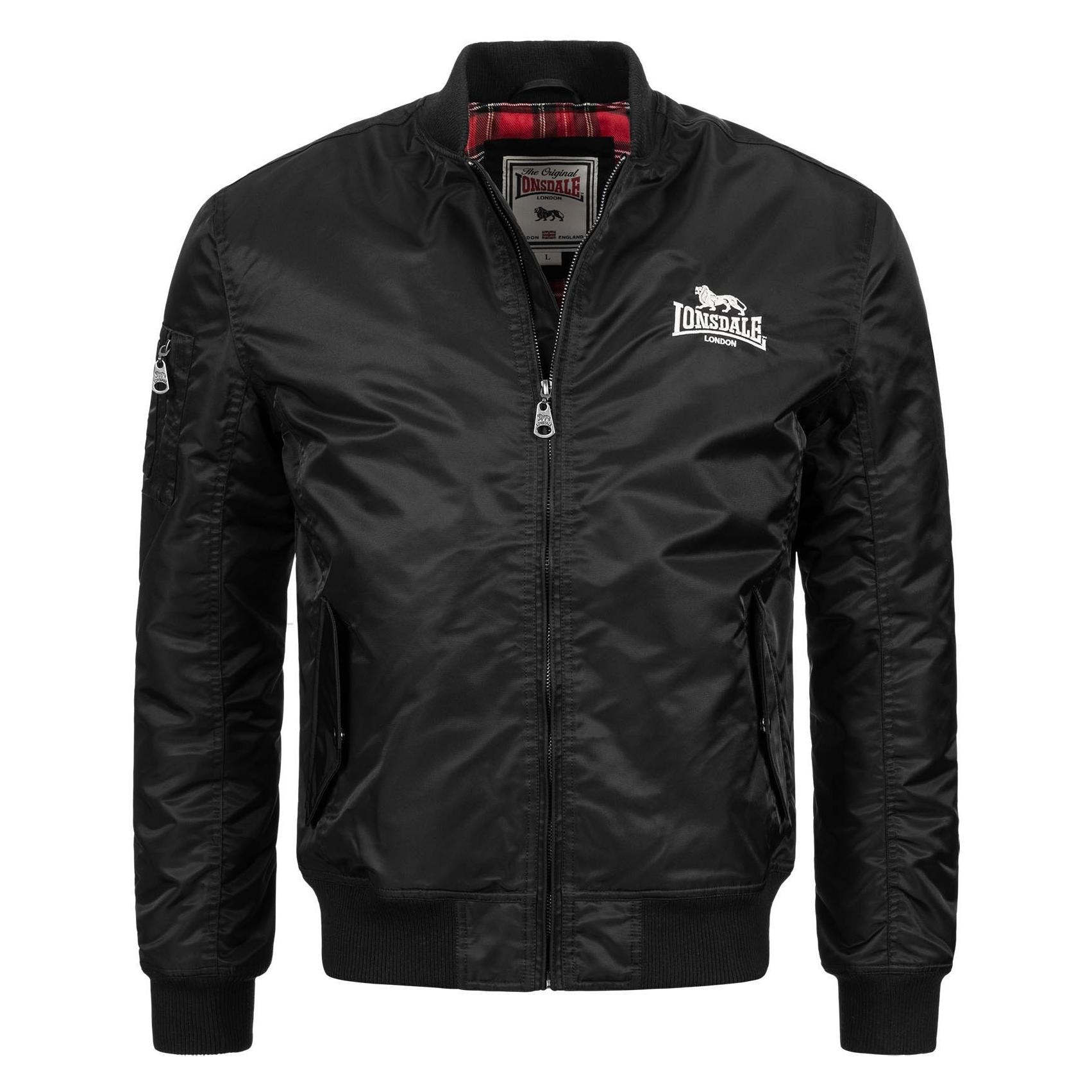 Lonsdale, Herren, Leichte Jacken, Tern Hill, Schwarz, (3XL)