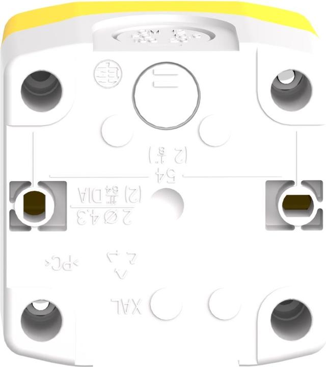 Produktbild Schneider Electric Leergehäuse, gelb, 1 Stelle, für XALKW01