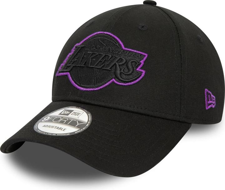 Actual product image New Era 9Forty Strapback Cap - Outline Los Angeles Lakers