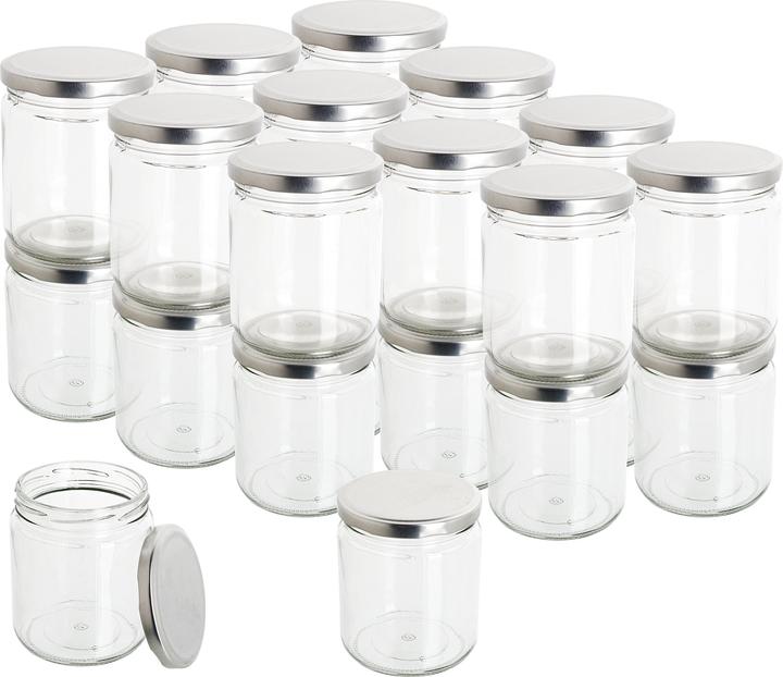 Produktbild VBS XXL Schraubgläser, ca. 400 ml, 12 Stück (12 Stk., 0.40 l)