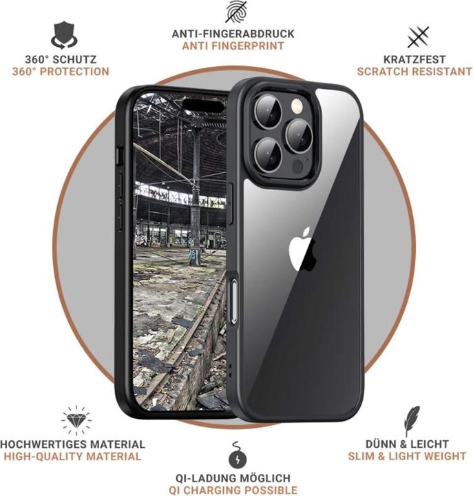 Actual product image JT Berlin BackCase Pankow Hybrid (Apple iPhone 16 Pro Max)