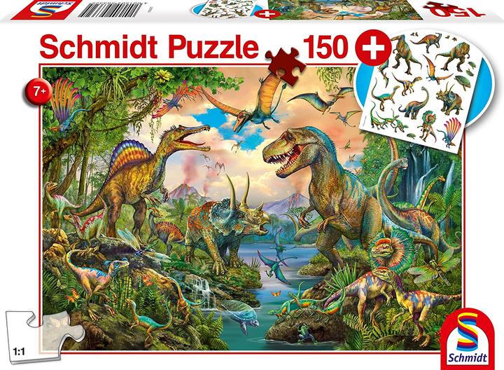 Produktbild Schmidt Spiele Wilde Dinos (150 Teile)