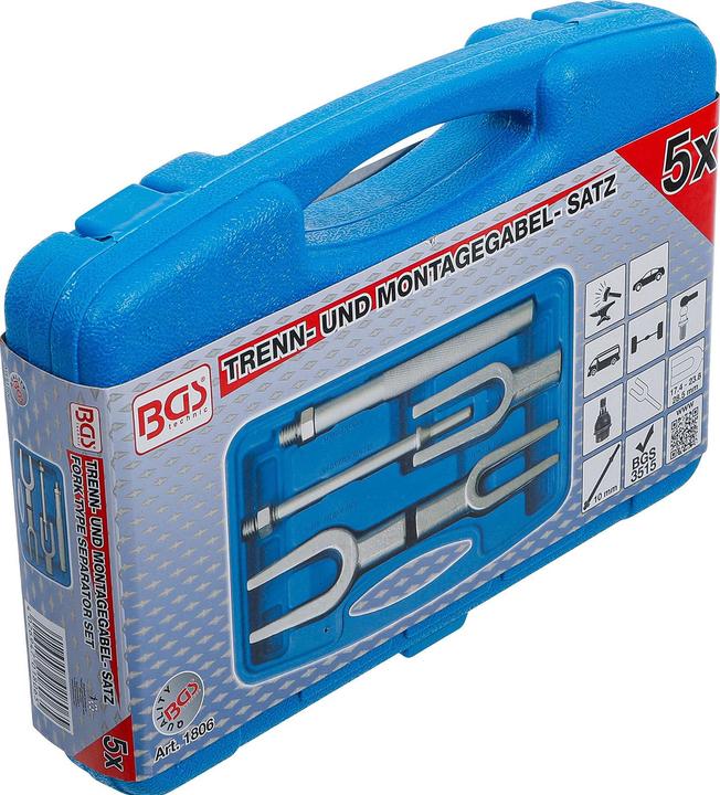Actual product image BGS Fork Type Separator Set 5 pcs.