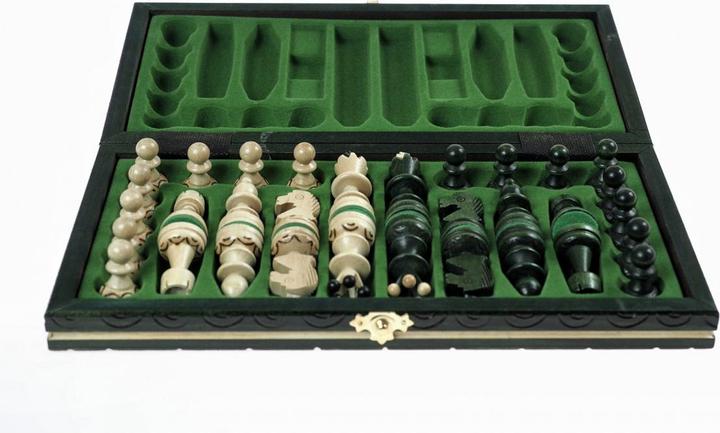 Produktbild Holzecke Schachbrett „Perle“ Grün