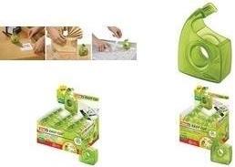 Productafbeelding tesa ecoLogo Easy Cut handdispenser, groen, in toonbankdisplay