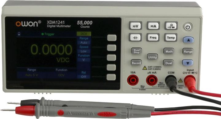 Produktbild Owon Tisch-Multimeter, XDM1241, TRMS, 8,9 cm (3,5") LC-Display