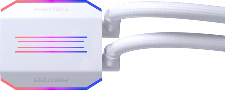 Actual product image Phanteks Glacier One 360D30 DRGB AIO Water Cooler - White