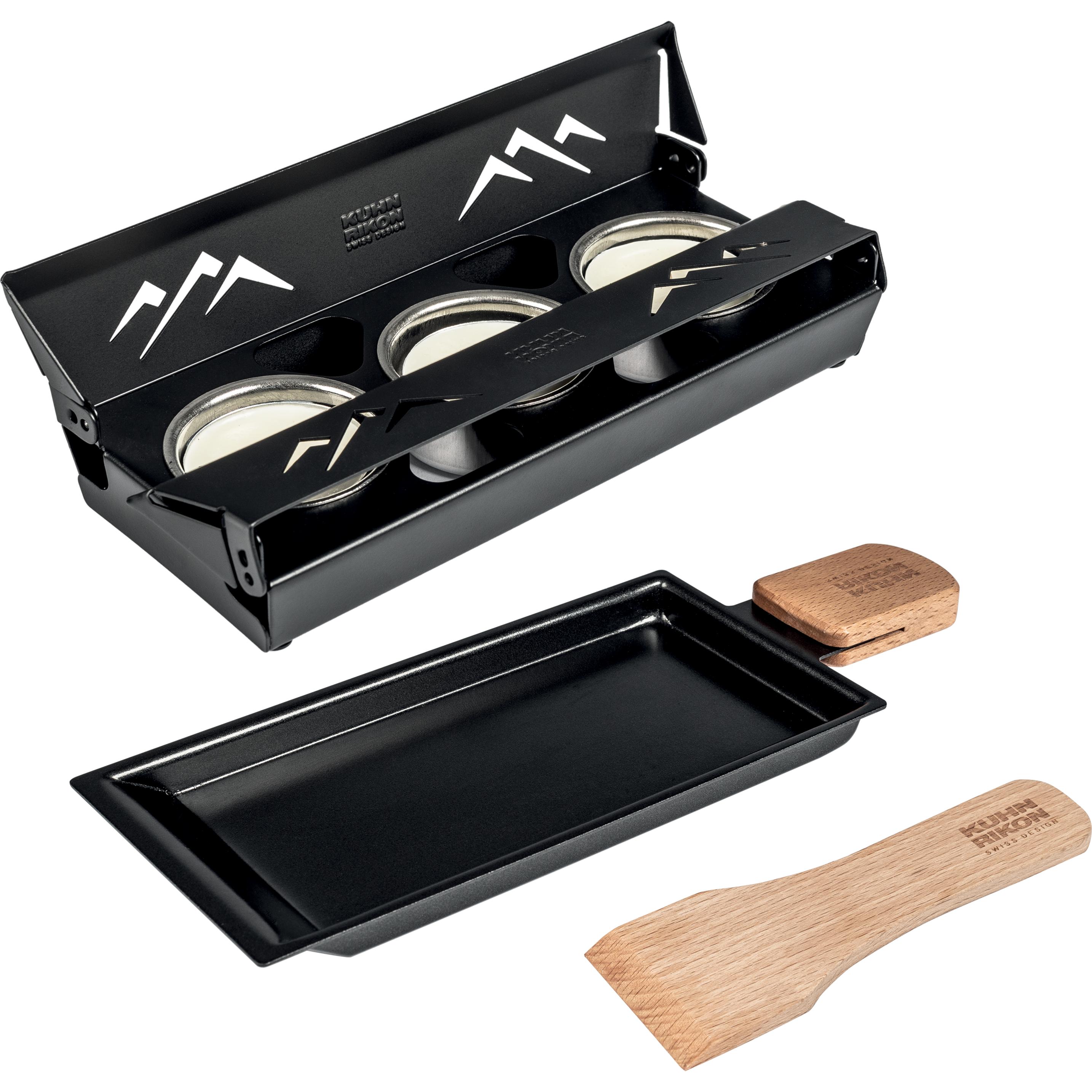 Kuhn Rikon Raclette Set Mini Berge, Racletteofen, Schwarz