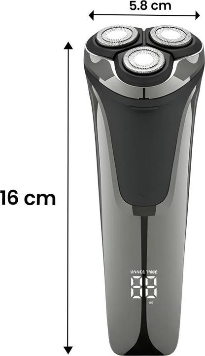 Actual product image Avizar Rotationsrasierer wasserdicht 3 Köpfe