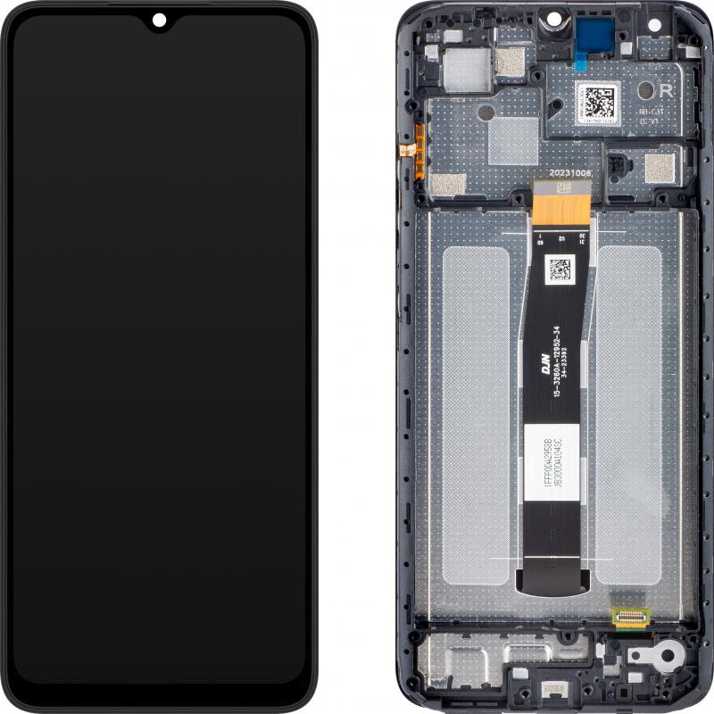 Xiaomi Display + Rahmen Redmi 12C schwarz 5600010C3T00 (Display, Xiaomi Redmi 12C), Mobilgerät Ersatzteile, Schwarz