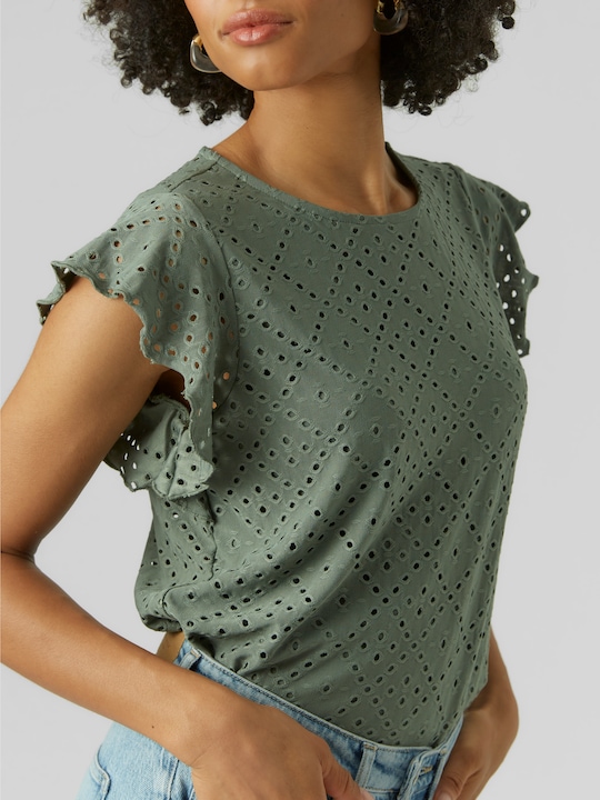 Image du produit Vero Moda Vmtassa Sl Frill Top Noos (XS)