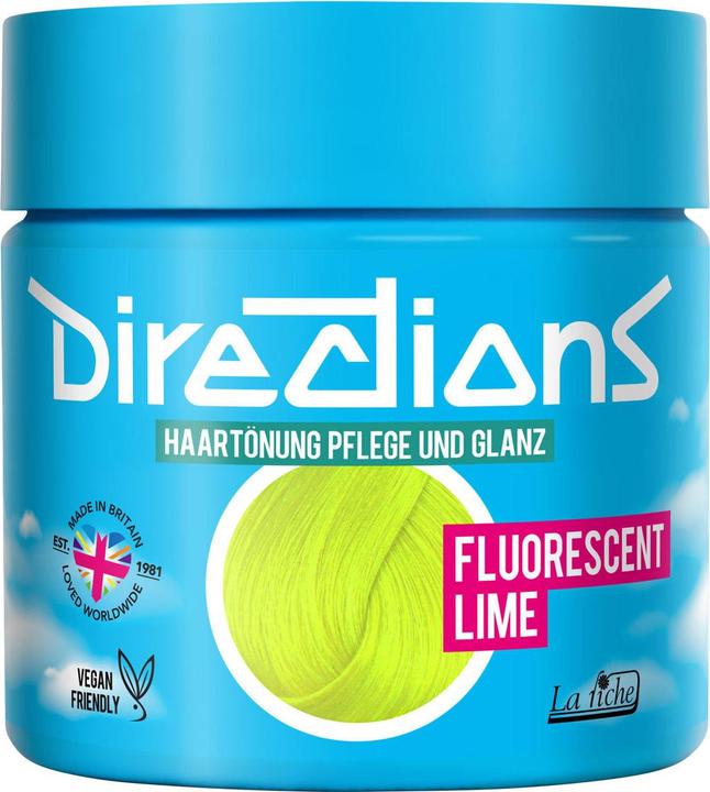 Actual product image Directions Hair Tint (Fluorescent Lime)