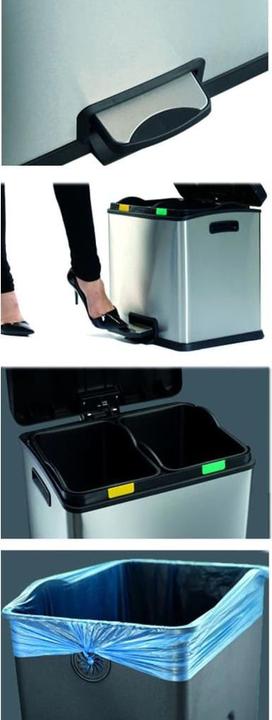 Produktbild kaiserkraft Pedal-Abfallsammler (24 l)