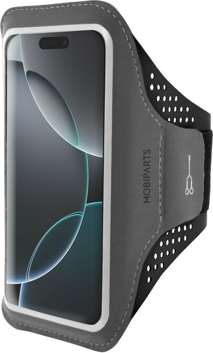 Mobiparts Comfort Fit Sport Armband Apple iPhone 16 Pro Black