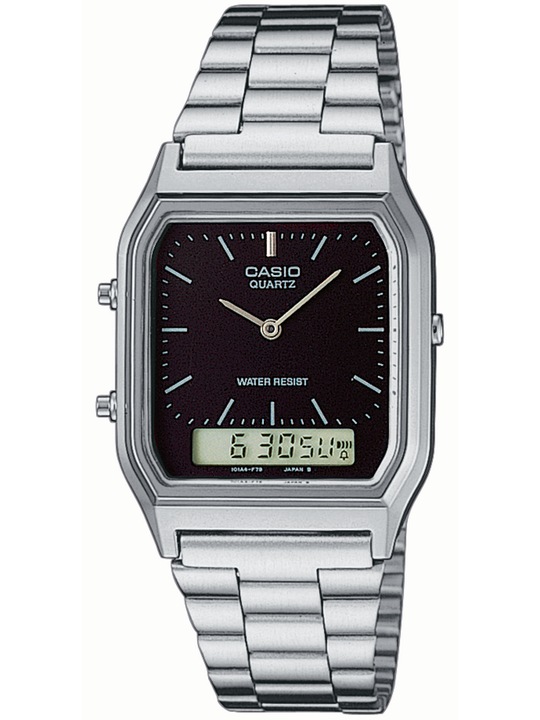 Actual product image Casio Vintage Aq-230a-1dmqyes (Analogue wristwatch, Digital watch, 27.80 mm)
