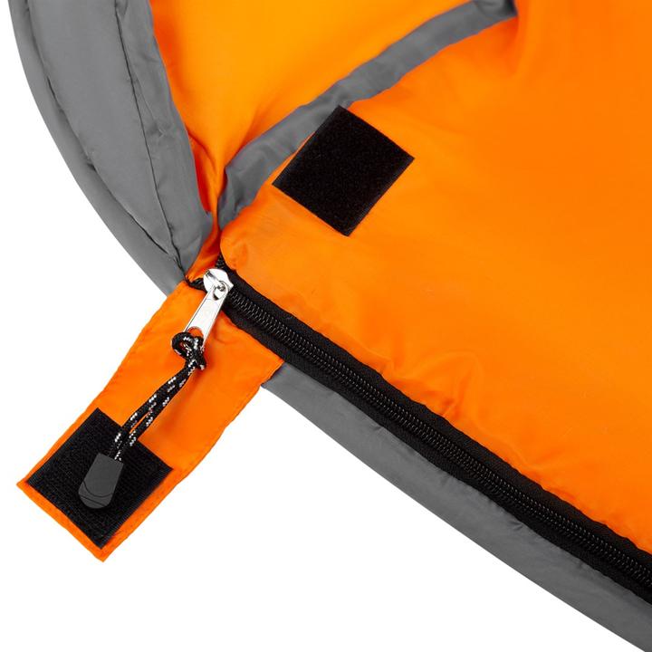Produktbild Nils Nc2008 Grau-Orange Schlafsack Grösse M. Lager L (215 cm)
