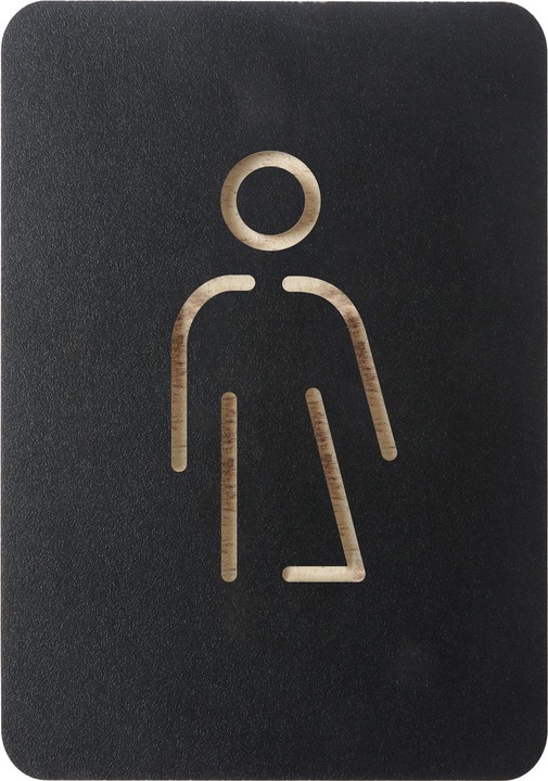Produktbild Europel Piktogramm "WC Genderneutral", schwarz