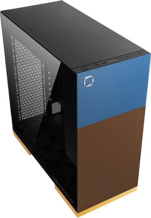 Actual product image Geometric Future Future M8 Celluloid Mid tower Pc behuizing, verticaal luchtkanaalontwerp, USB 3.1 type C, GEO-M8-CEL (mATX, Mini-ITX, ATX, E-ATX)