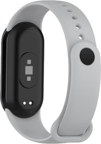 Actual product image OEM Mi Band 9 / M9 / 8 / M8 Silikonarmband (7), GRAU (Silicone)