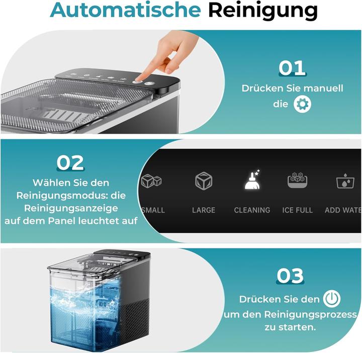 Produktbild Euhomy Eiswürfelmaschine