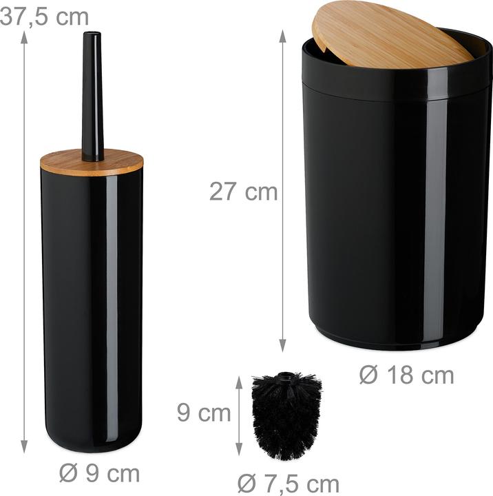 Actual product image Relaxdays Bathroom-Accessory Set