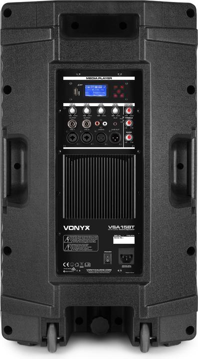 Actual product image Vonyx Speaker VSA15BT (Active, 1x 1000 W)