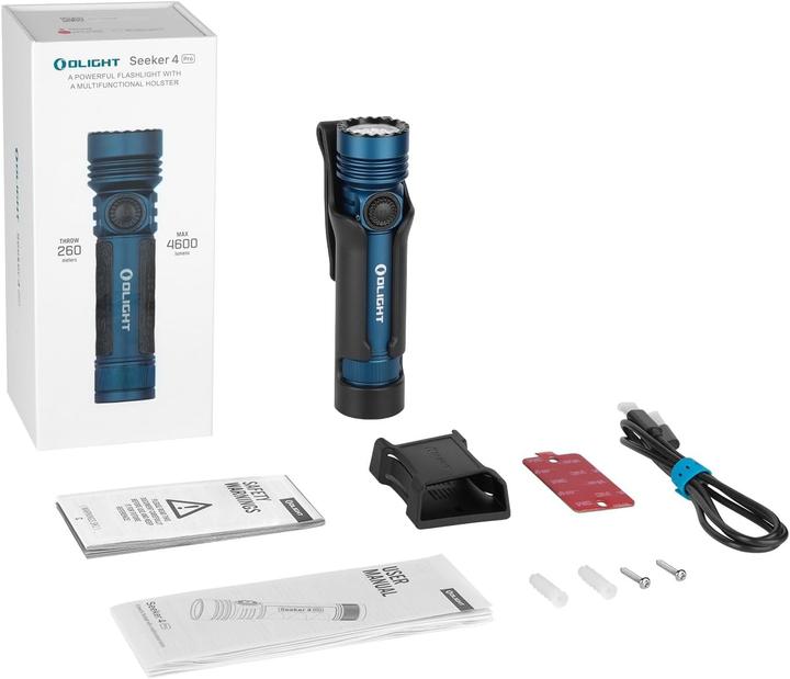 Image du produit Olight Lampe torche rechargeable USB-C 4600 lumen 260 mètres 15 jours autonomie étanche (4600 lm)