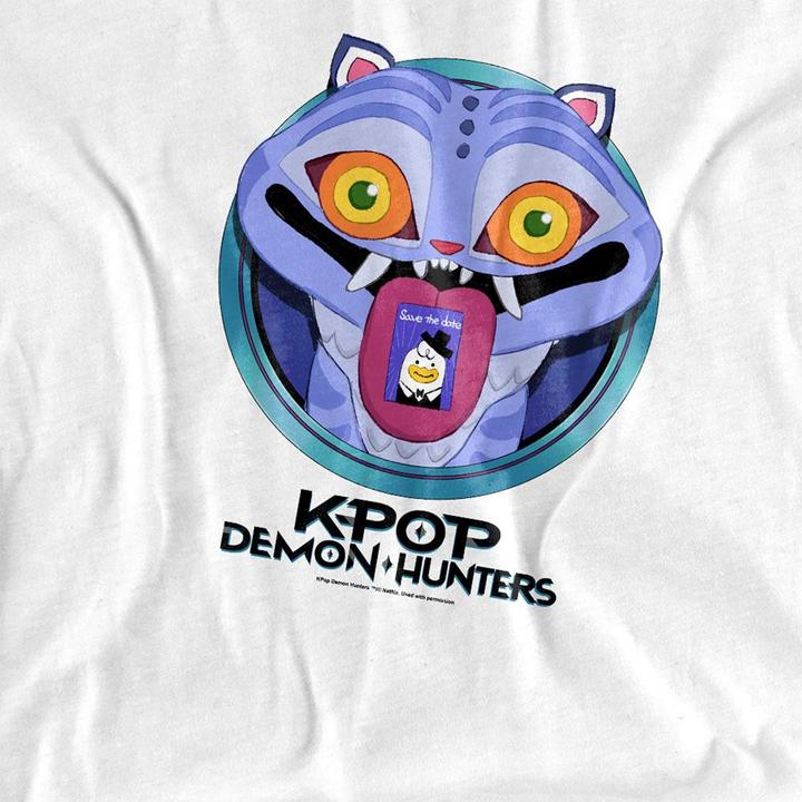Immagine prodotto K-Pop Demon Hunters Save The Date Maglietta Derpy Tigre Cartone Animato Bambini (116)