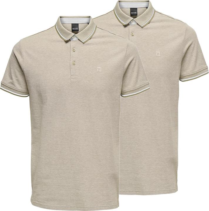 Produktbild Only & Sons 2er Pack Onsefletcher Poloshirt (M)