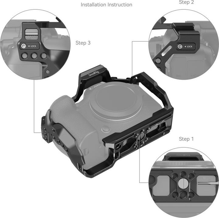 Immagine prodotto SmallRig 4212 Gabbia per CANON EOS R8 (novità)