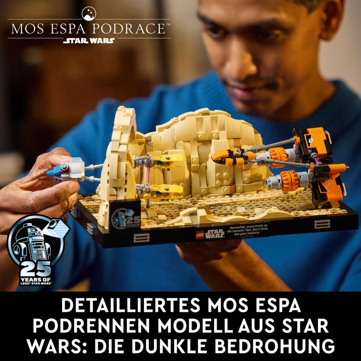 Produktbild LEGO Podrennen in Mos Espa – Diorama (75380, LEGO Star Wars)