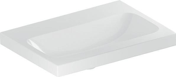 Actual product image Geberit iCon Light washbasin, 60 cm x 42 cm, without tap hole, without overflow,501841 (420 mm, 600 mm)